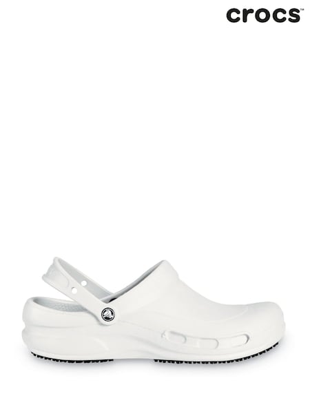 White - Regular Crocs Bistro Work Clogs