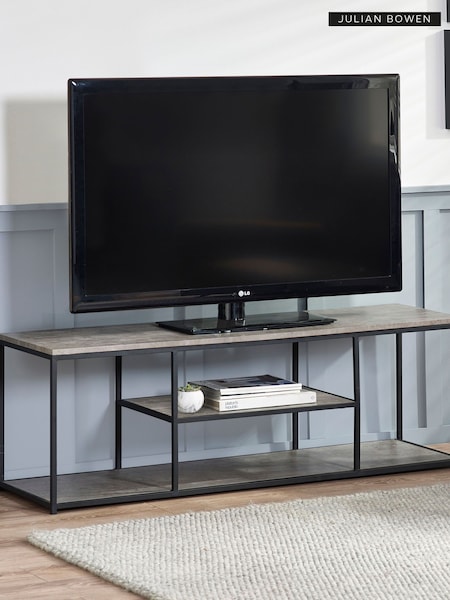 Julian Bowen Grey Staten TV Unit (772686) | £195