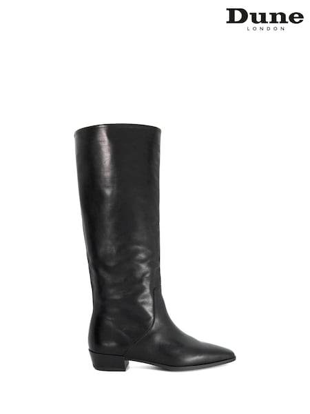 Black - Dune London Torrie Knee High Boots