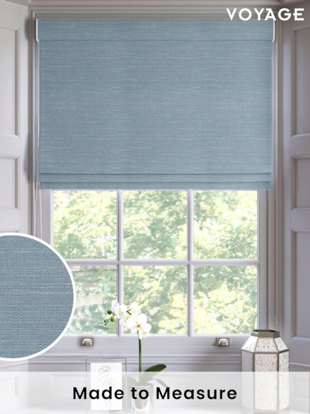 Powder Blue Voyage Maison Jasper Made To Measure Roman Blind (775358) | £79