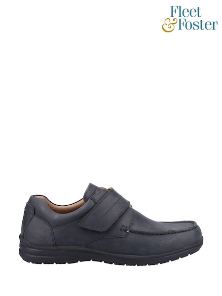 Fleet & Foster David Black Shoes (775917) | £73