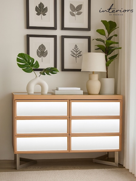 Interiors By Premier 6 Drawer Chest Of Drawers