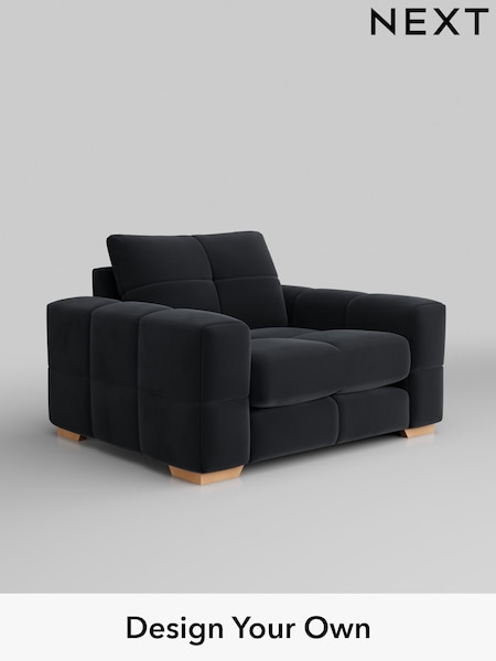 Plush Velvet Easy Clean/Charcoal Grey Brooke Deep Sit (777274) | £1,325