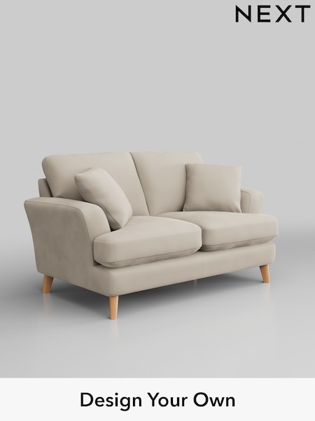 Plush Velvet Easy Clean/Oyster Conway Relaxed Sit (778047) | £1,150