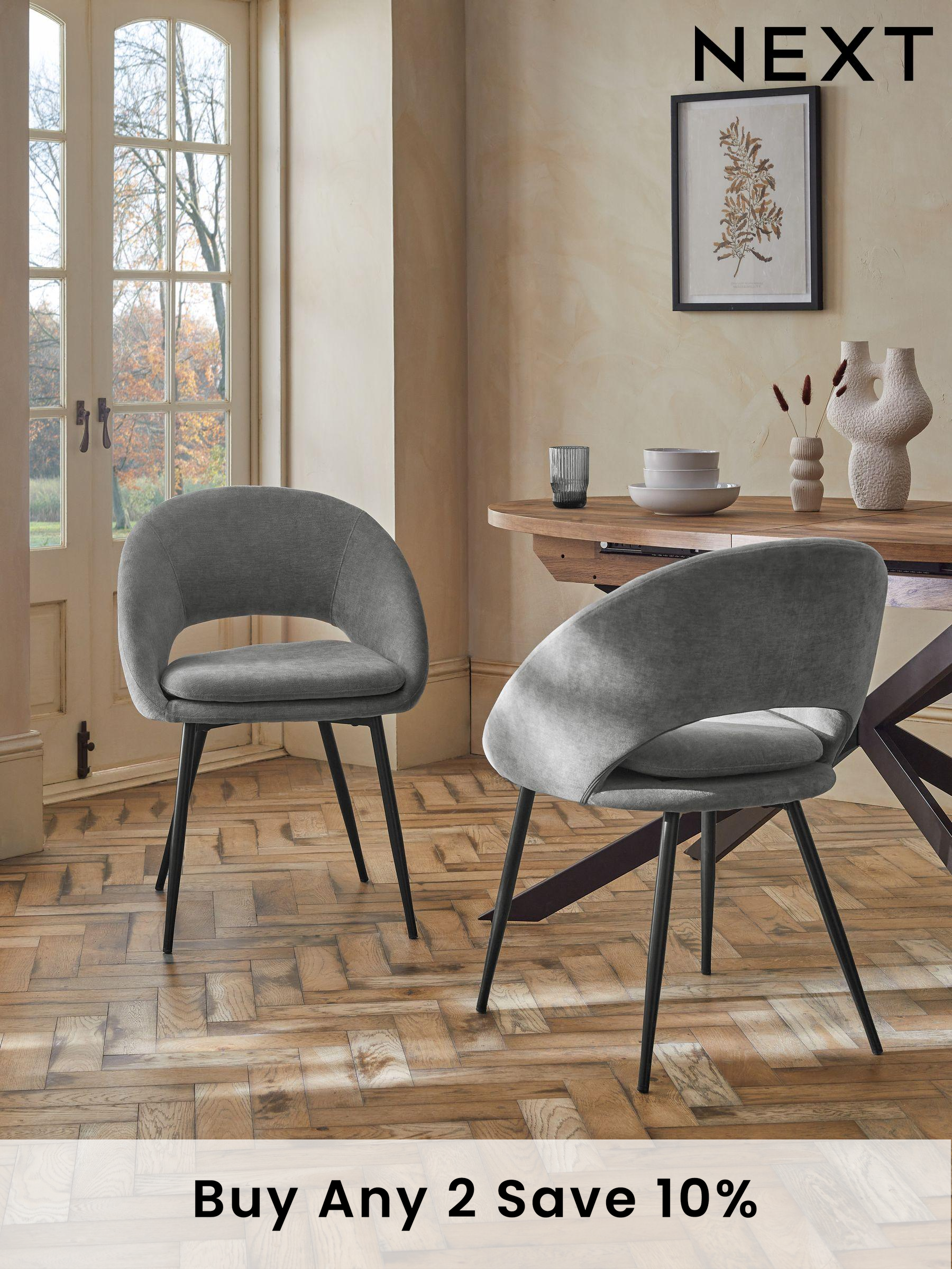 Next dining room chairs grey discount