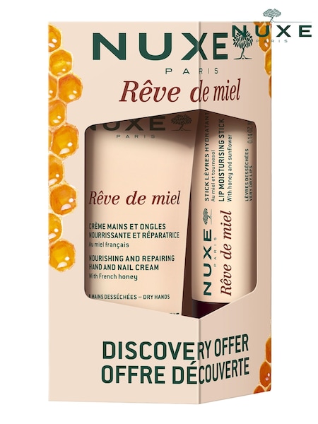 Nuxe Rêve De Miel® Lipstick 4g And Hand Cream 30ml Duo Kit