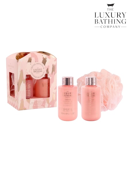 The Luxury Bathing Company Creme Brulee & Orange Blossom Glamorous Glow Gift Set