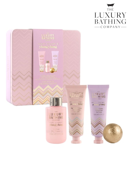 The Luxury Bathing Company Sweet Orange & Ylang Relax & Unwind Gift Set