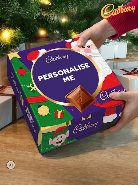 Personalised Christmas Chocolate Box By Cadbury