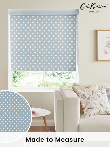 Cath Kidston Blue Button Spot Made to Measure Roller Blind (782219) | £58
