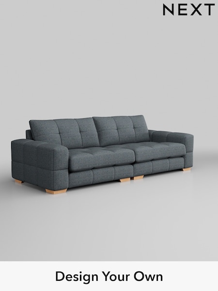 Boucle Weave Easy Clean/Dark Blue Brooke Deep Sit (783423) | £1,725