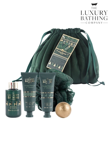 The Luxury Bathing Company Toasted Pistachio & Caramel One More Sleep Gift Set