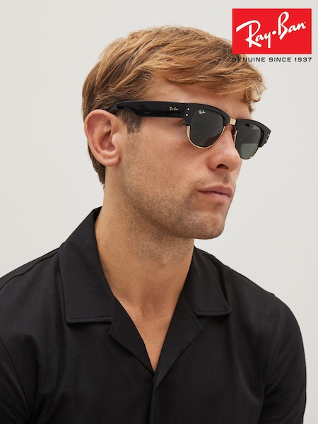 Ray-Ban Black Mega Clubmaster Sunglasses (784785) | £164