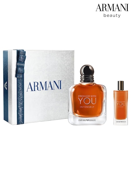 Armani Beauty Stronger With You Intensely Eau De Parfum 100ml Gift Set