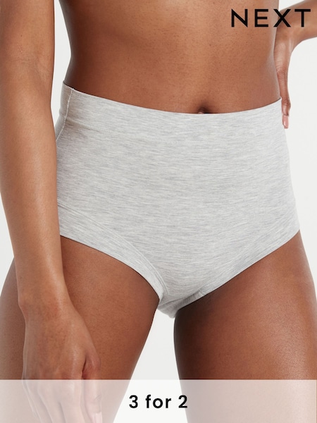 Grey High Rise Ultimate Comfort Knickers (787768) | £9