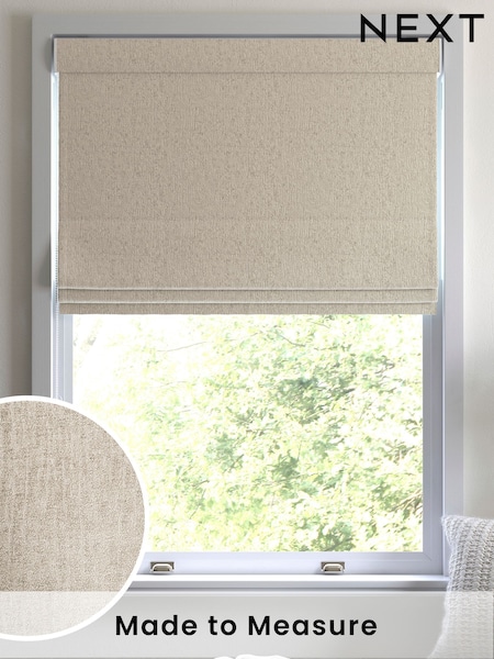 Natural Chenille Made To Measure Roman Blind (788956) | £79