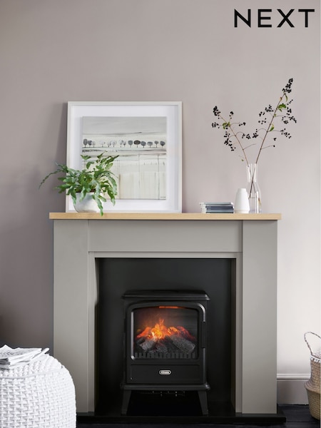 Dove Grey Malvern Oak Effect Fire Surround (789792) | £375