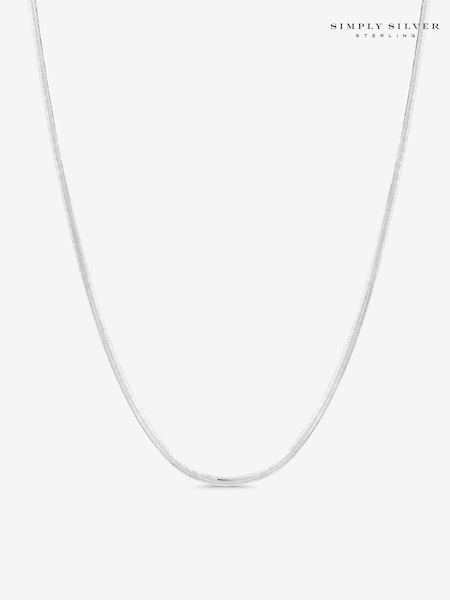 925 Sterling Silver - Simply Silver Fine Snake Chain Necklace