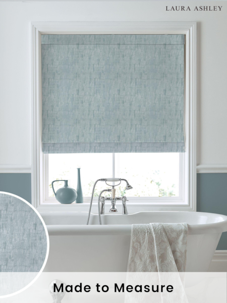 Laura Ashley Duck Egg Blue Whinfell Made to Measure Roman Blind (790620) | £79