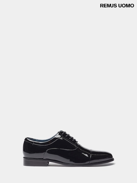 Black - Regular Remus Uomo Prato Patent Dress Shoes