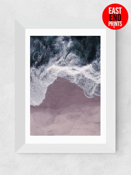 East End Prints White Sands of Lavender Print (792586) | £50 - £130