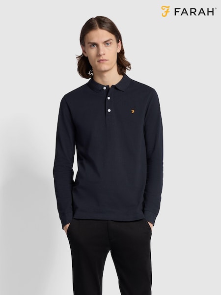 Farah Blanes Long Sleeve Polo Shirt (793900) | £65