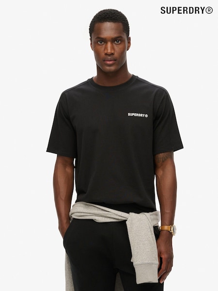Superdry Black Tech Relaxed T-Shirt (794371) | £30