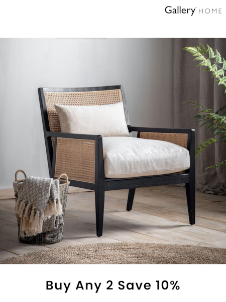 Gallery Home Cream Nagoya Armchair (795549) | £795