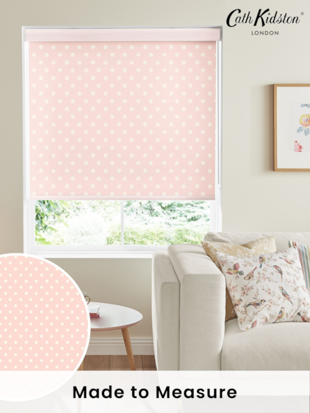 Cath Kidston Pink Button Spot Made to Measure Roller Blind (795938) | £58