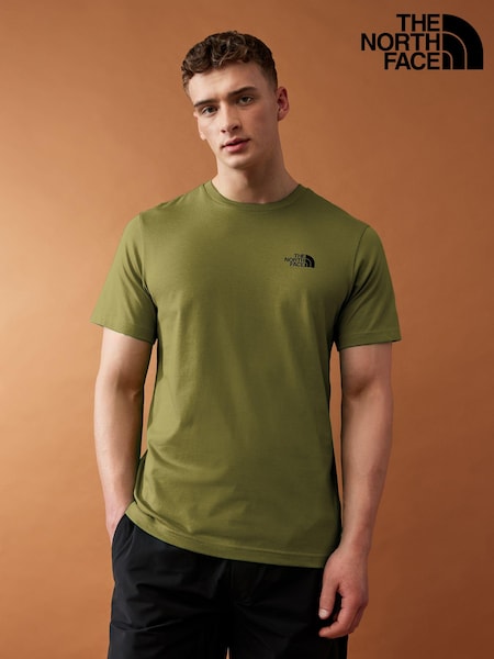 The North Face Light Green Mens Simple Dome T-Shirt (796814) | £24