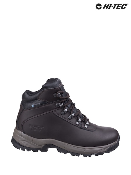 Hi-Tec Eurotrek Lite Waterproof Walking Brown Boots (796904) | £100