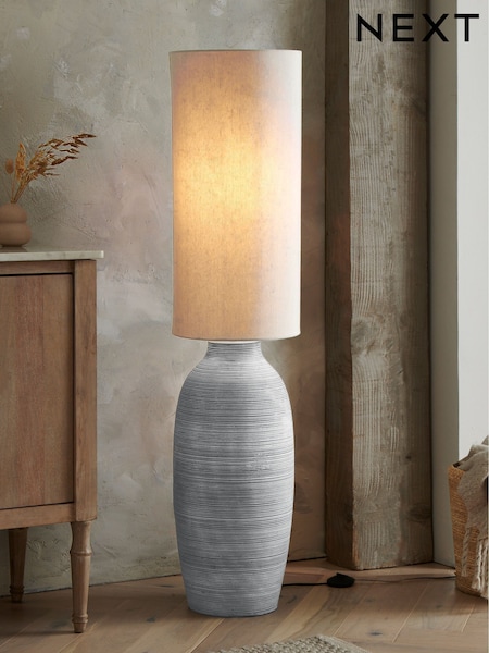 Grey Fairford Floor Lamp (796968) | £160