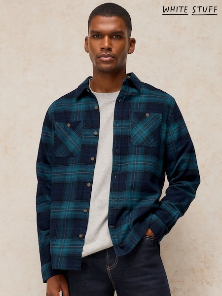 Blue - Regular White Stuff Heywood Check Shirt