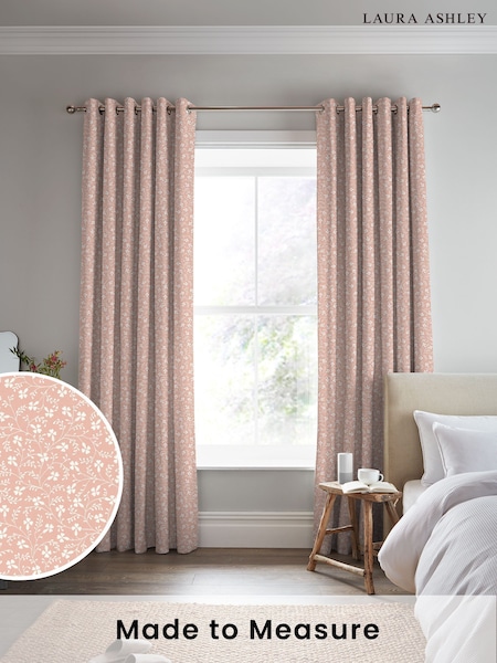 Laura Ashley Plaster Campion Made to Measure 100% Cotton Curtains (800379) | £100