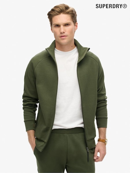 Superdry Dark Moss Green Tech Loose Track Jacket (800889) | £60