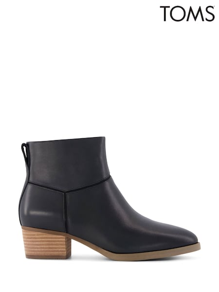 Black - Toms Elia Heeled Boots