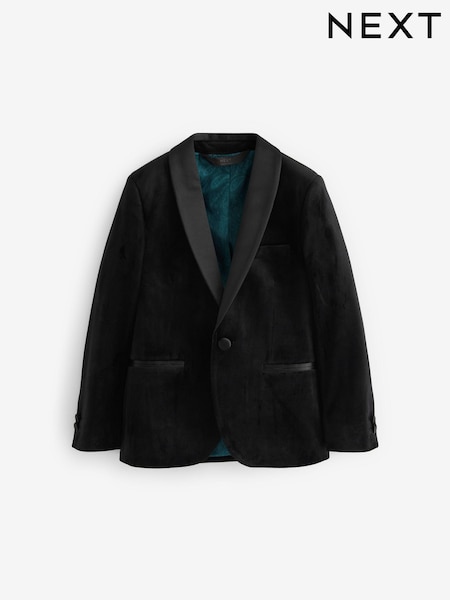Black Velvet Blazer (3-16yrs) (802634) | £44 - £56
