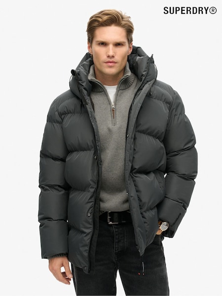 Superdry Ebony Hooded 5 Baffle Sports Puffer Jacket (802982) | £110