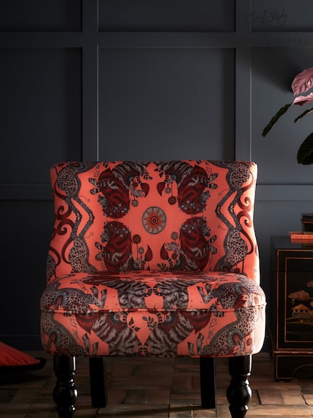 Emma Shipley Pink Caspian Coral Langley Chair (804803) | £550