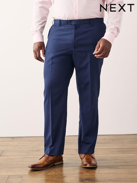 Bright Blue Regular Fit Suit Trousers (805704) | £35