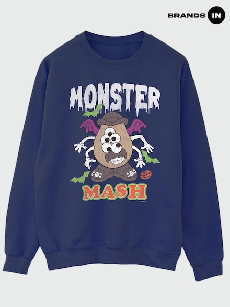 Blue - Regular Brands In Hasbro Mr Potato Head Monster Mash Halloween Sweatshirt