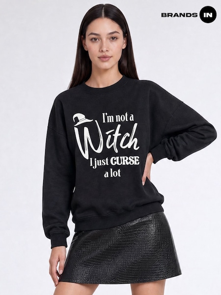 Black - Brands In Halloween Witch Curse Sweatshirt