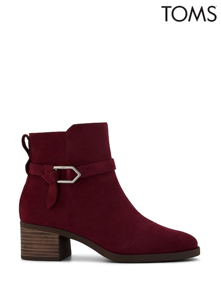 Red - Toms Delilah Buckle Boots
