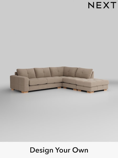Tweedy Blend Easy Clean/Light Dove Natural Brooke Deep Sit (807064) | £2,725