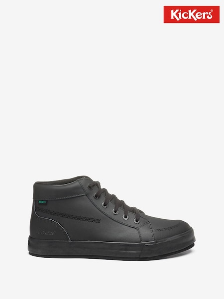 Kickers Black Tovni Hi Leather Shoes (807361) | £65