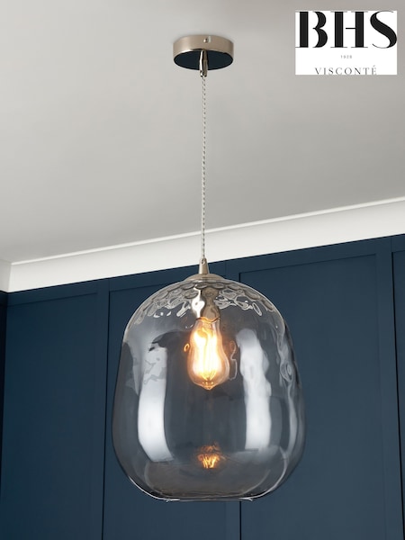 Visconte by BHS Black Minori 1 Light Ceiling Light Pendant (810605) | £100