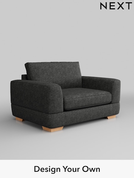 Boucle Weave Easy Clean/Charcoal Grey Clayton (810617) | £850