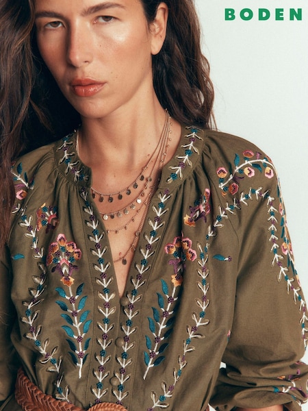 Gold Tone - Boden Metal Layering Necklace