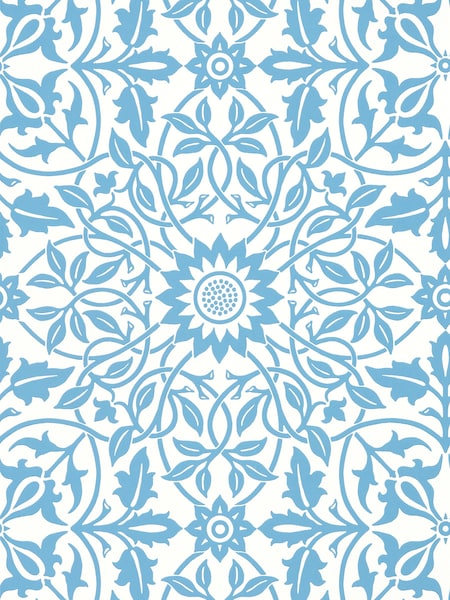 Morris & Co Blue St James Ceiling 10.05M Wallpaper (811032) | £112
