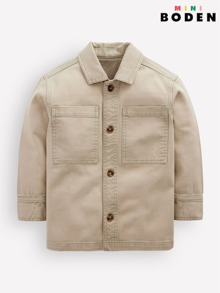 Green - Boden Front Pocket Overshirt